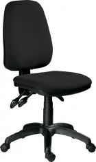 333 ASYN židle kancelářská, koženka BLOOM B 08 - koženka černá